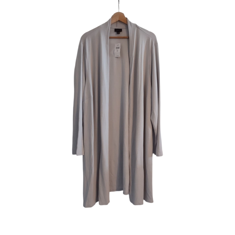 J. Jill Wearever Collection Ribbed Open Cardigan NWT